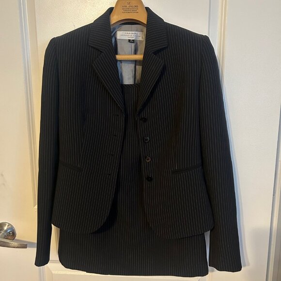 Tahari Pinstripe Suit - Picture 1 of 3